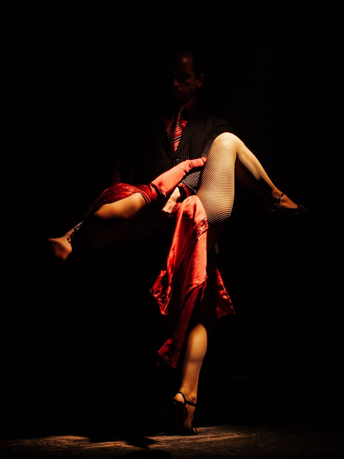 Girl in <b>tango</b> <b>dance</b>.