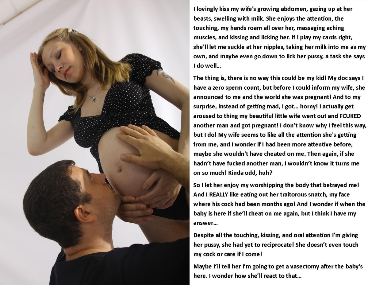 Cuckold Pregnant Humiliation Captions BDSM Fetish image